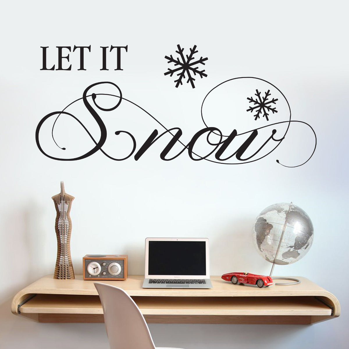 Let It Snow Wall Sticker