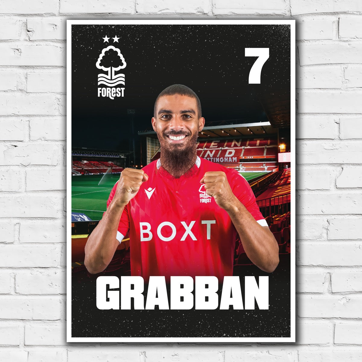 Nottingham Forest FC Print - Lewis Grabban