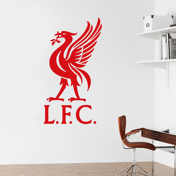 Liverpool Football Club - 'LFC' and Liver Bird Crest Wall Mural Wall Sticker