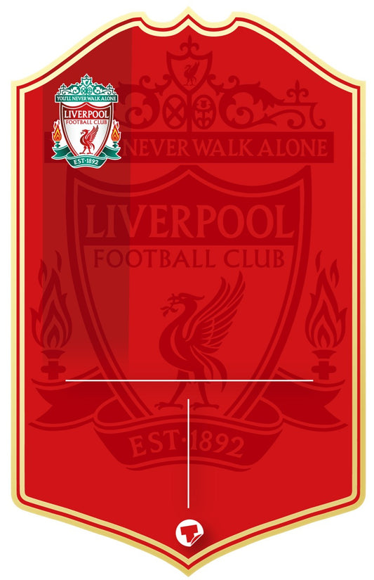 Liverpool Crest Personalised Stats Card