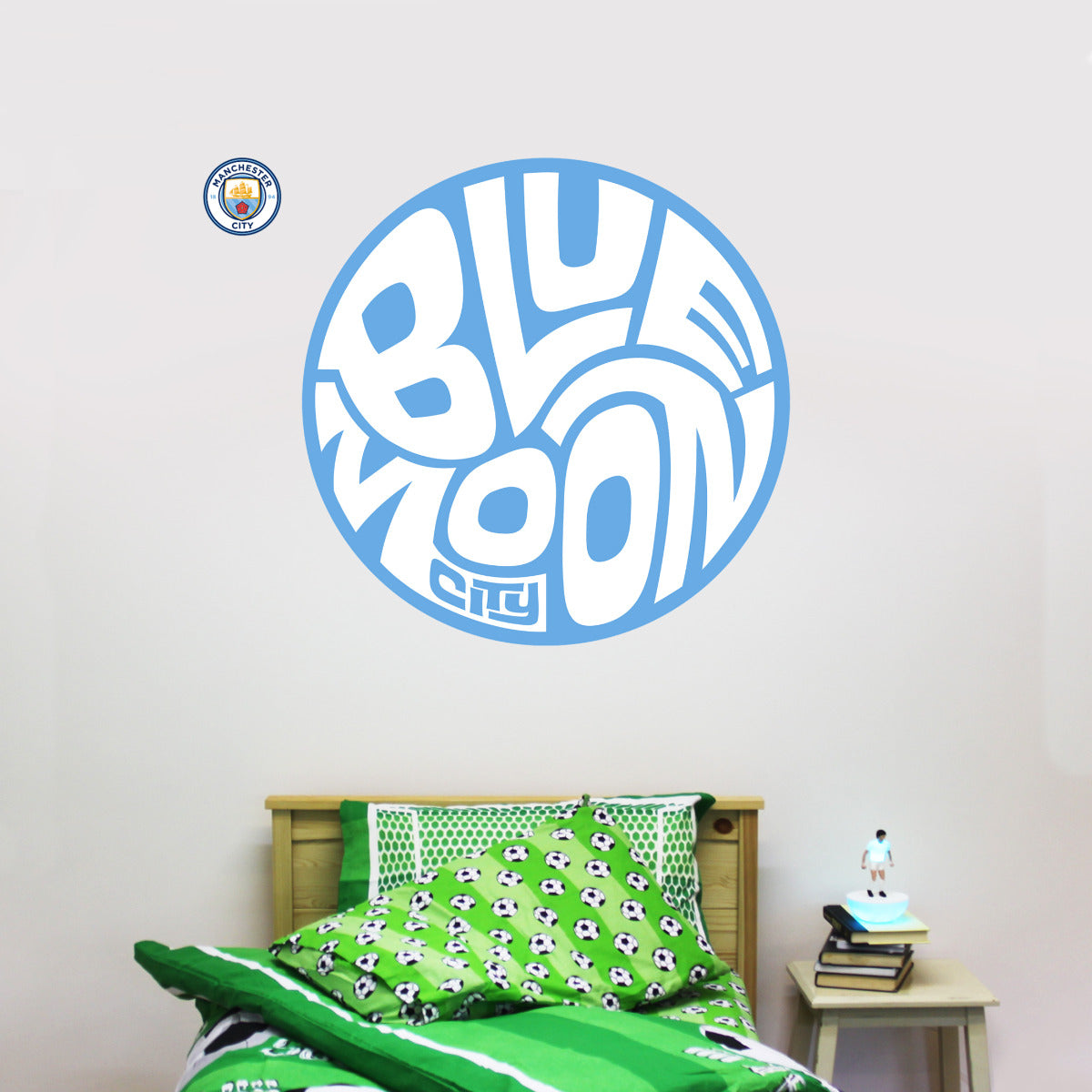 Manchester City Blue Moon Wall Sticker