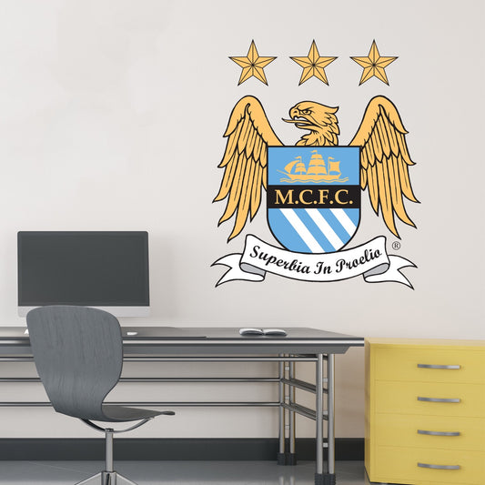Manchester City Football Club - Eagle Crest Wall Sticker