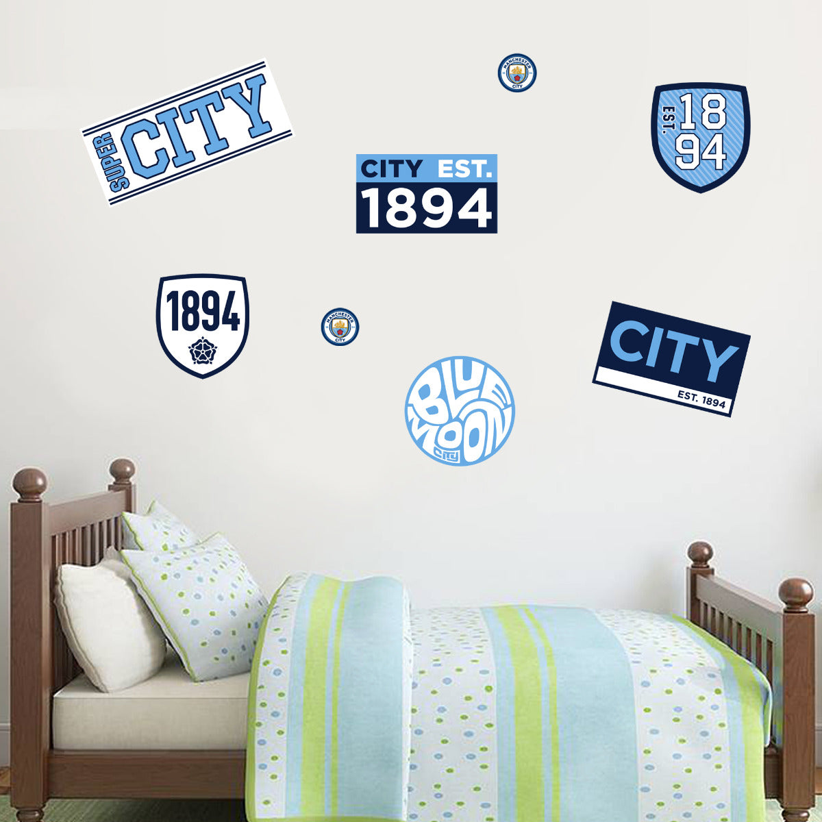 Manchester City Est 1894 Wall Sticker
