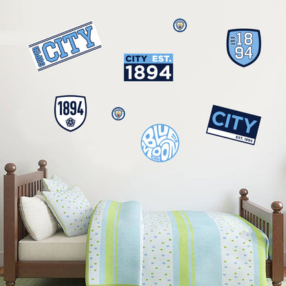 Manchester City Est 1894 Wall Sticker