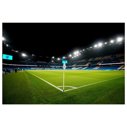 Manchester City FC - Night Time Corner Flag Stadium Full Wall Mural