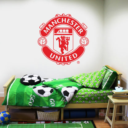 Manchester United F.C. - One Colour Crest Wall Sticker