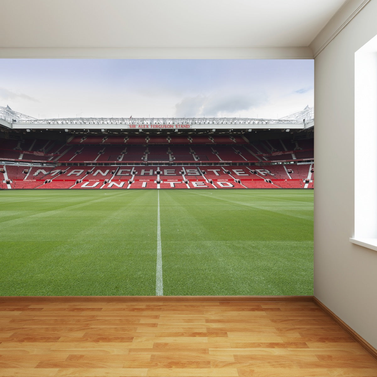 Manchester United Old Trafford Stadium Full Wall Mural North Stand View