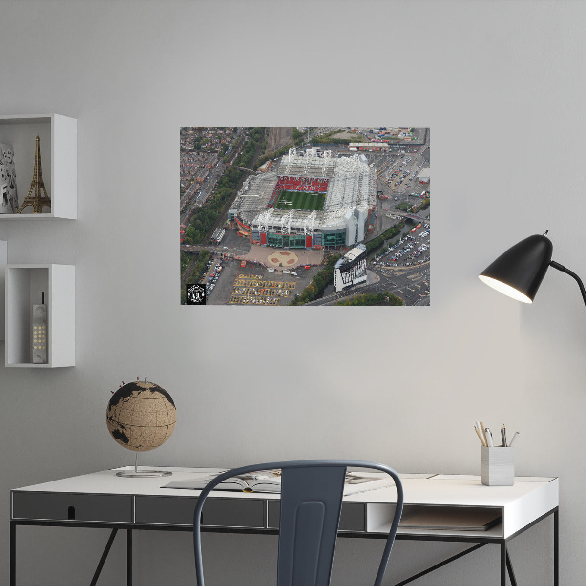 Manchester United Print - Aerial View Design