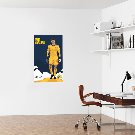 Scotland National Team - David Marshall Wall Sticker