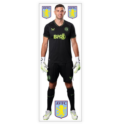 Aston Villa Football Club - Martinez 23-24 Wall Sticker + AVFC Decals