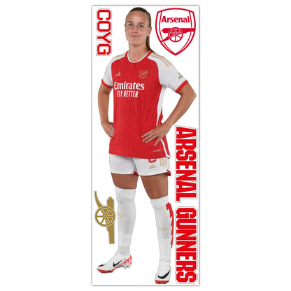 Arsenal FC - Beth Mead 23-24 Player Wall Sticker + Gunners Decal Set
