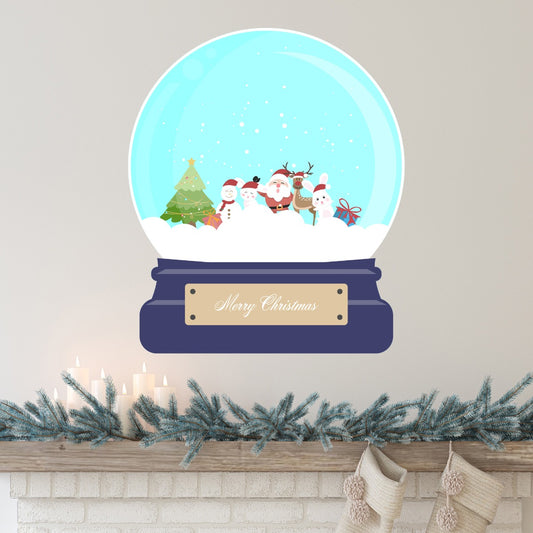 Merry Christmas Snow Globe