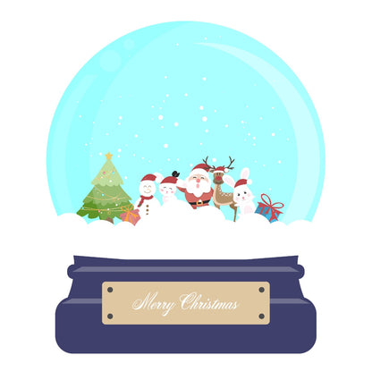 Merry Christmas Snow Globe