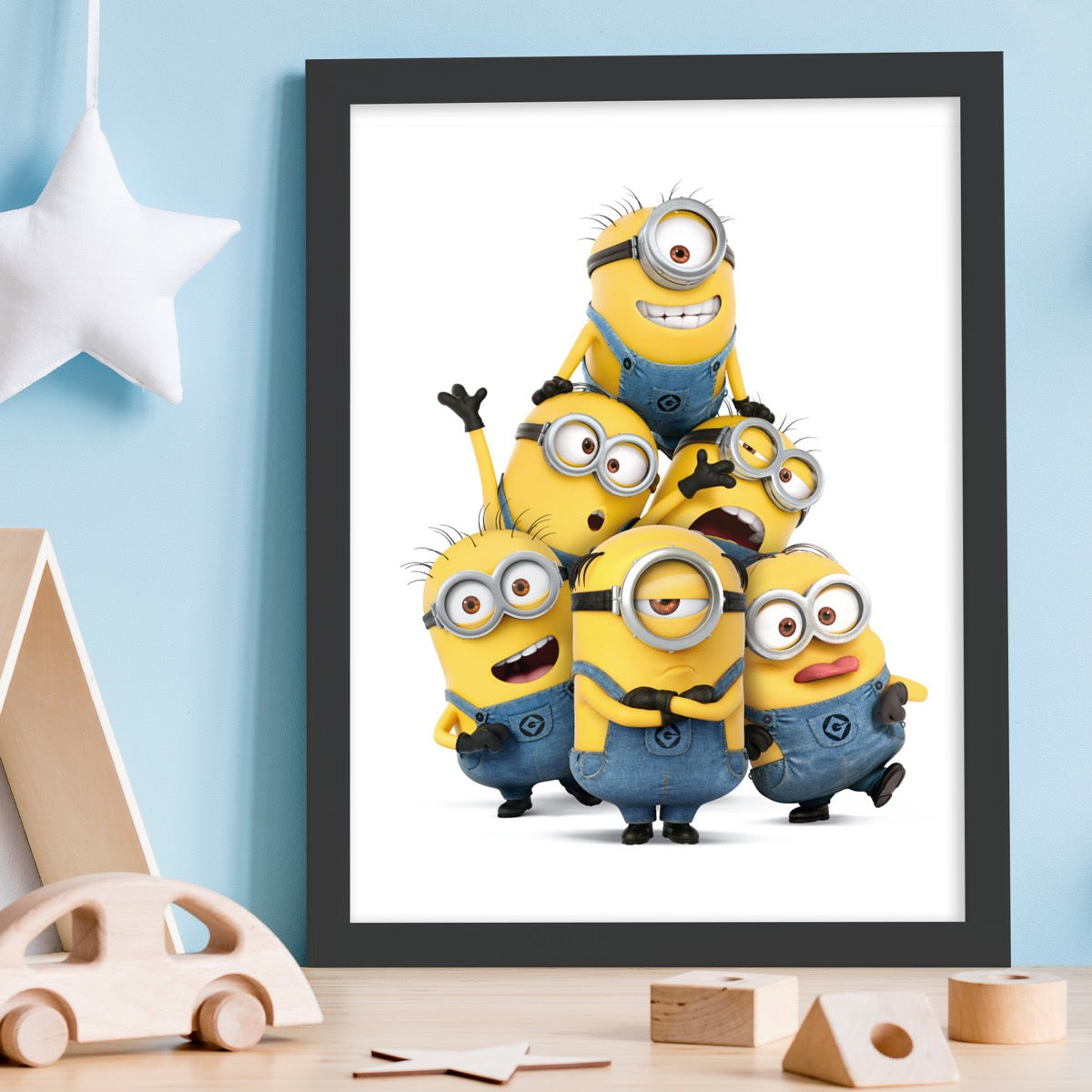 Minions Print - Minion Group Pyramid