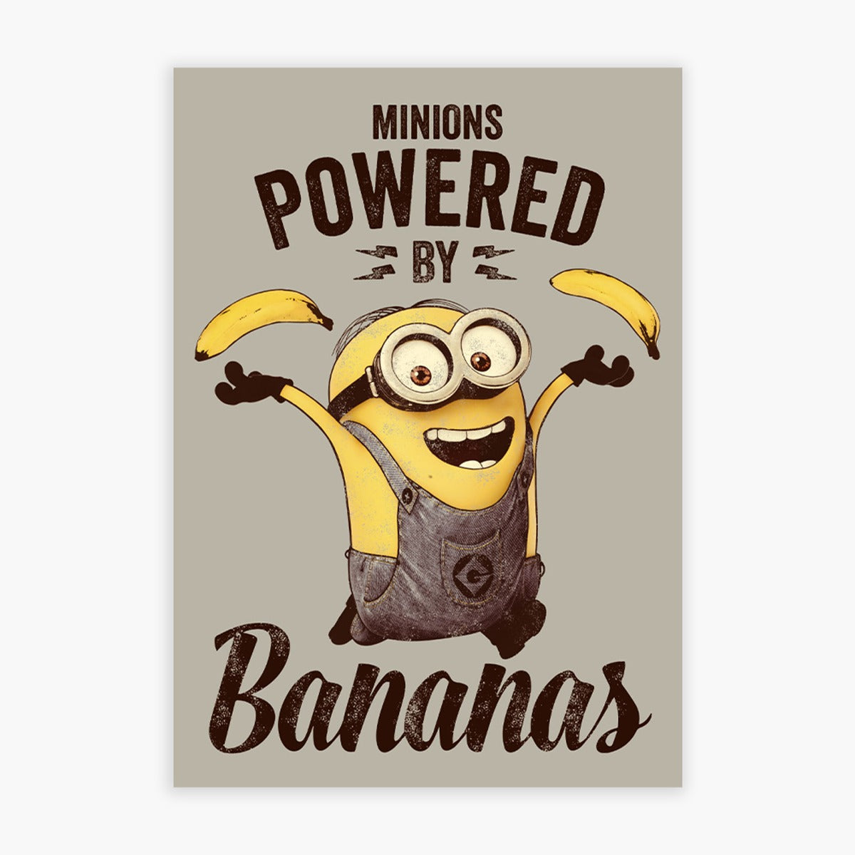 Minions Print - Powered by Bananas