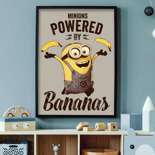Minions Print - Powered by Bananas
