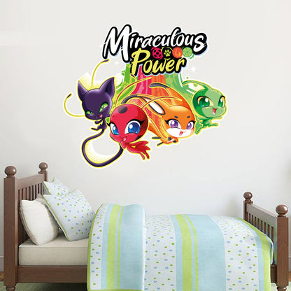Miraculous - Power Kwamis Wall Sticker