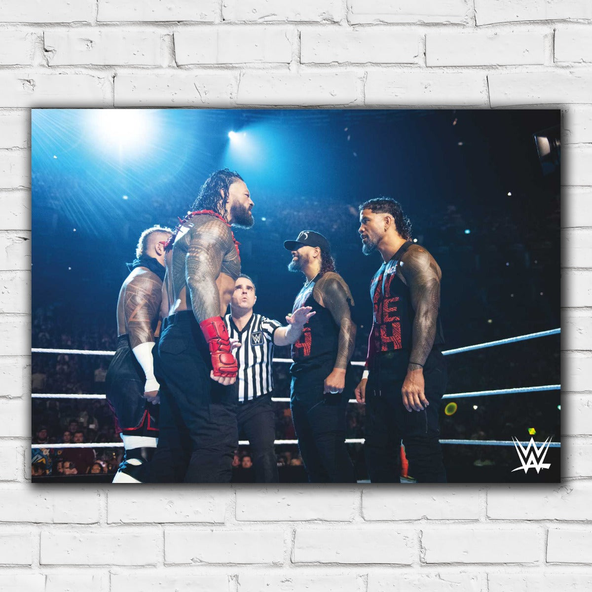 WWE Print - MITB Bloodline Civil War in Ring Poster