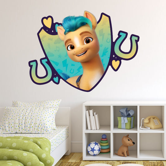 My Little Pony Wall Sticker - A New Generation Hitch Jumping Through Wall