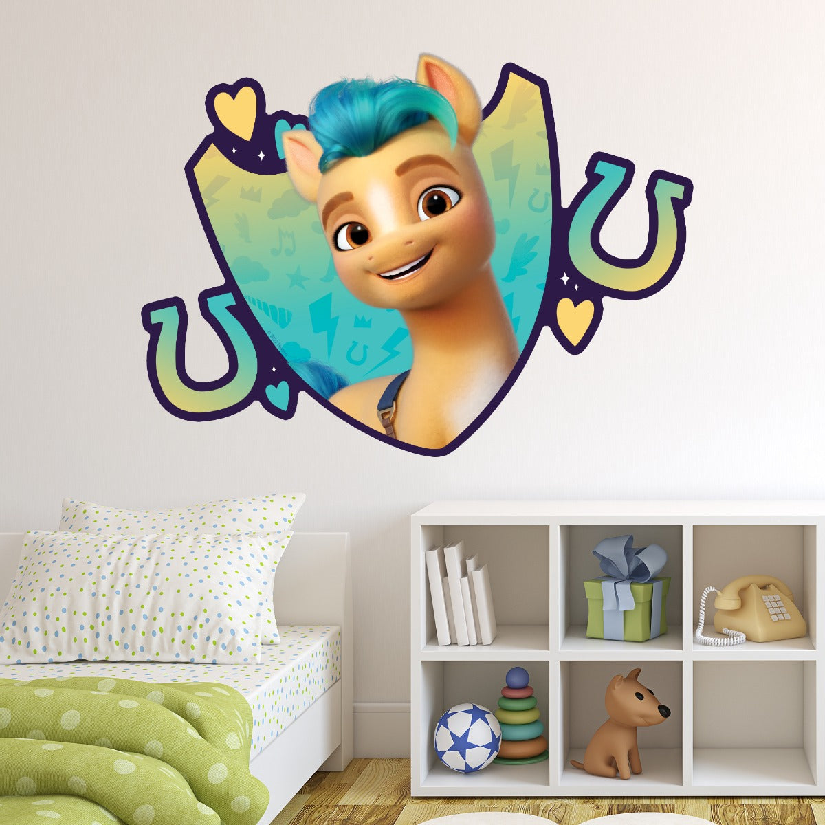 My Little Pony Wall Sticker - A New Generation Hitch Jumping Through Wall