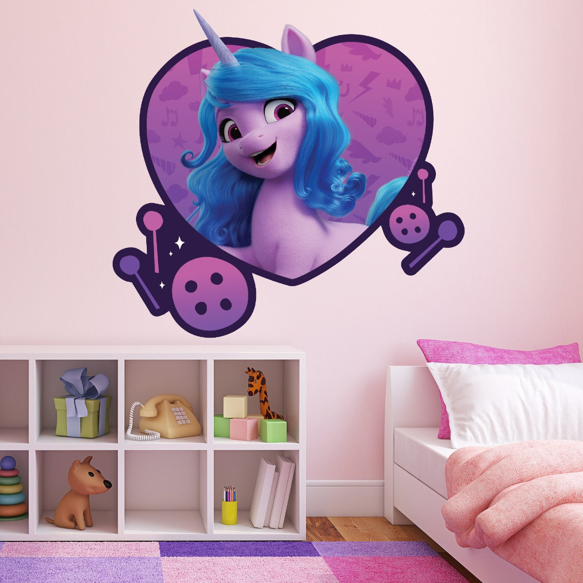 Izzy Jump In My Little Pony Wall Sticker - A New Generation Izzy Jumping Through ...