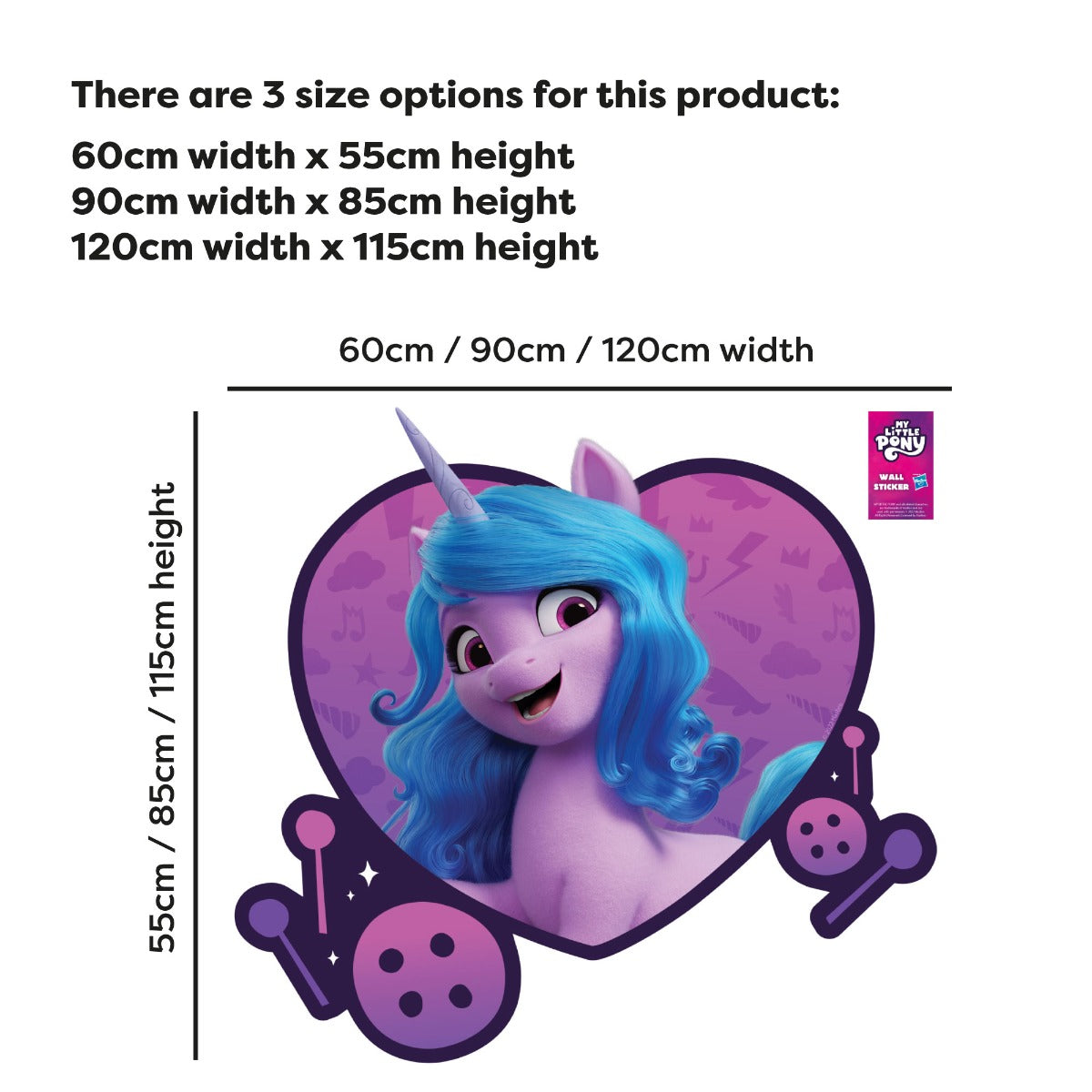 Izzy Jump In My Little Pony Wall Sticker - A New Generation Izzy Jumping Through ...