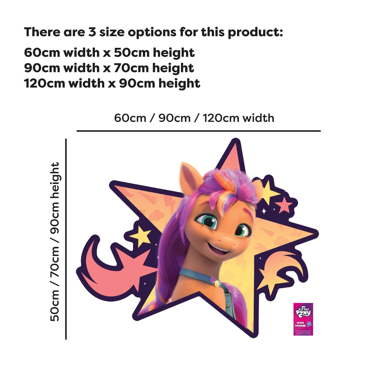 My Little Pony Wall Sticker - A New Generation Sunny Jumping Through Wall