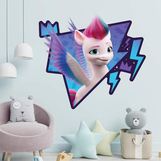 My Little Pony Wall Sticker - A New Generation Zipp Jumping Through Wall