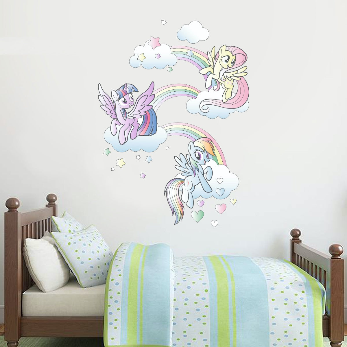 My Little Pony Rainbow Clouds Wall Sticker