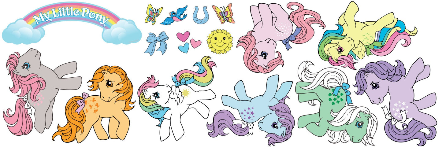 My Little Pony - Retro Pony Wall Sticker Set