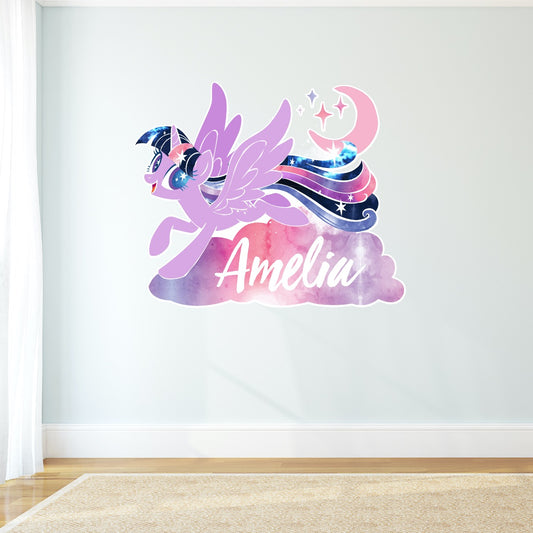 My Little Pony Twilight Sparkle Personalised Wall Sticker