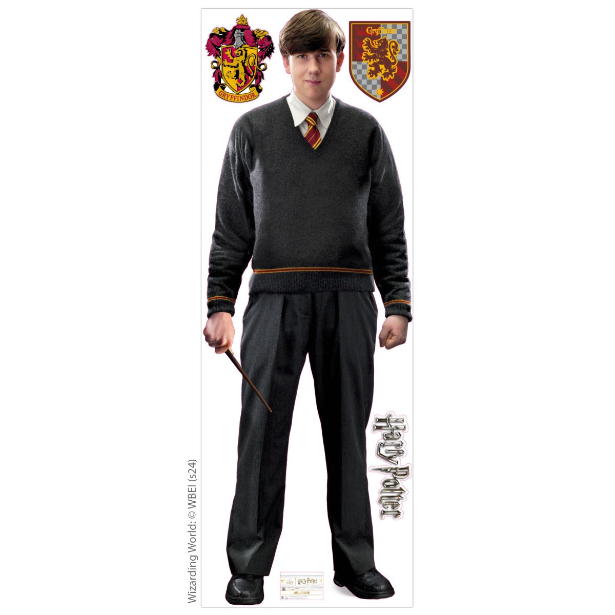 HARRY POTTER Wall Sticker - Neville Longbottom Cut Out Wall Decal Wizarding World Art