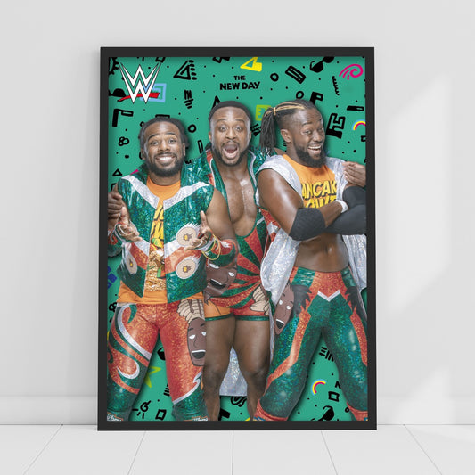 WWE Print - New Day Pattern Poster