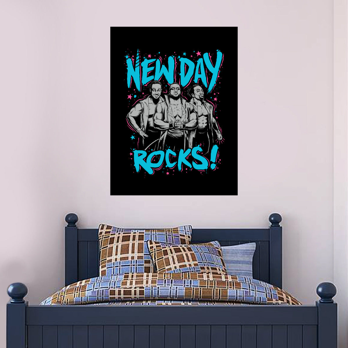 New Day Rocks WWE - New Day Rocks Wall Sticker – www.themed.co.uk
