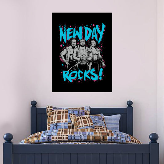 WWE New Day Rocks Wall Sticker
