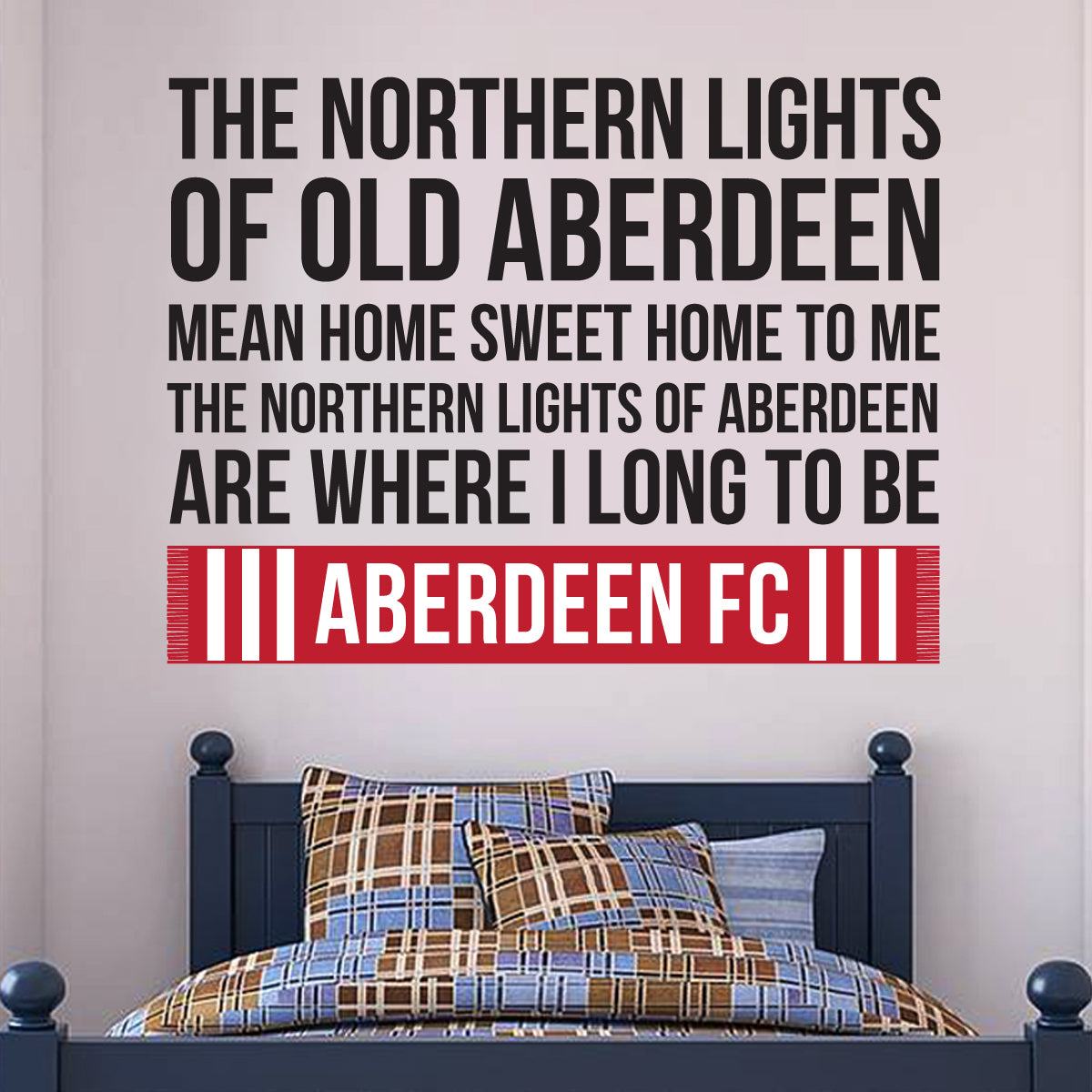 Aberdeen Bar Scarf Wall Sticker