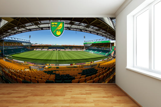 Norwich City FC - Carrow Road (Full Wall) Mural