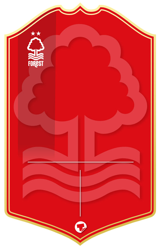 Nottingham Forest Personalised Stats Card