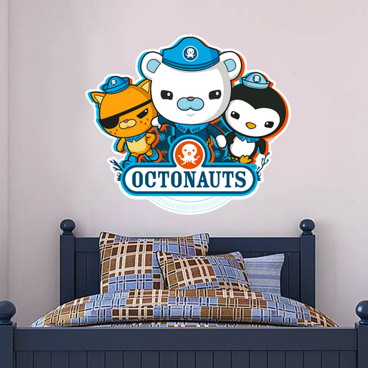 Octonauts 3 Characters Cut Out Wall Sticker