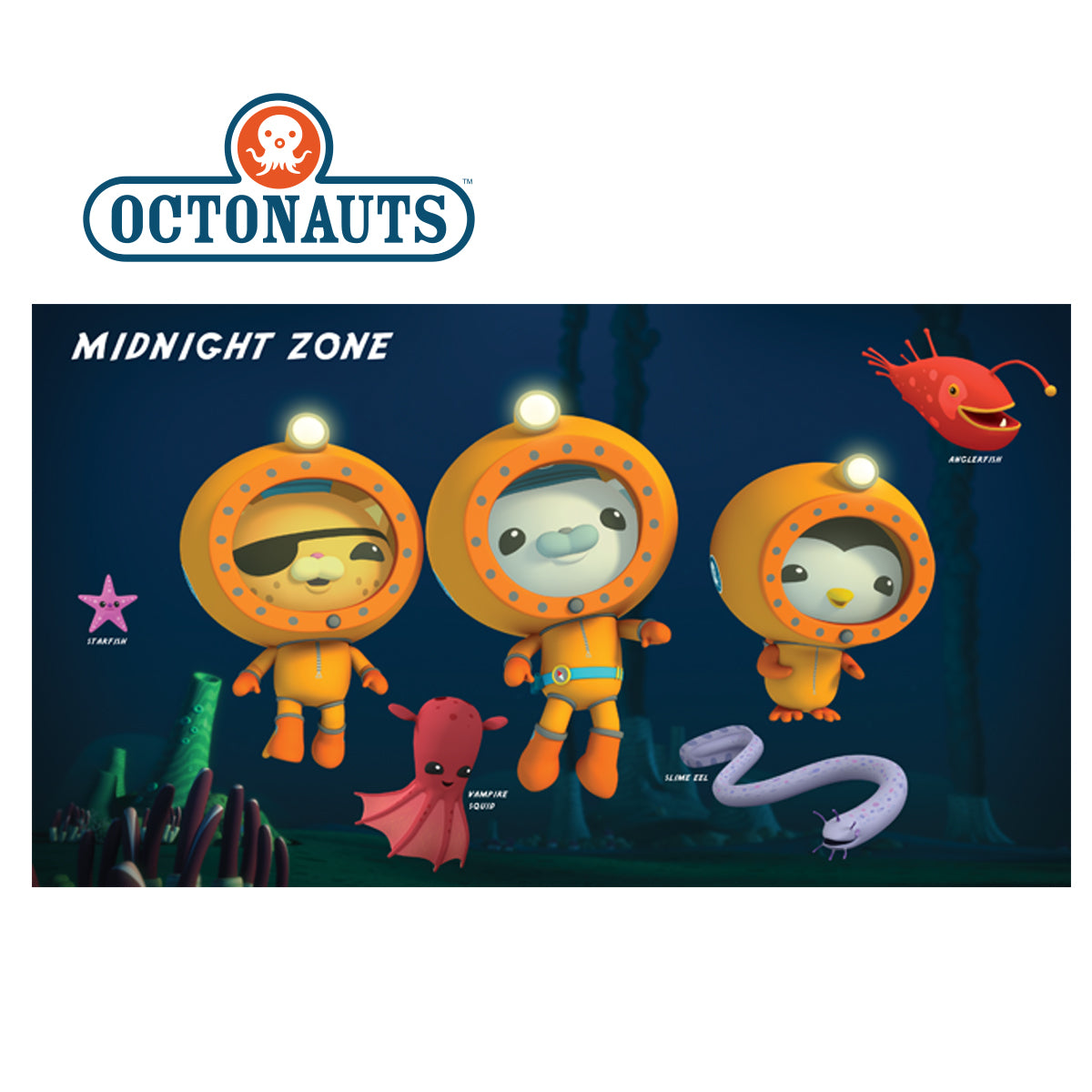 Octonauts Midnight Zone Wall Sticker Mural Www themed co uk Octonauts Midnight Zone Wall Sticker Mural Www themed co uk