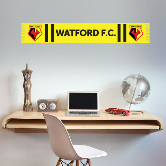 Watford Bar Scarf Wall Sticker