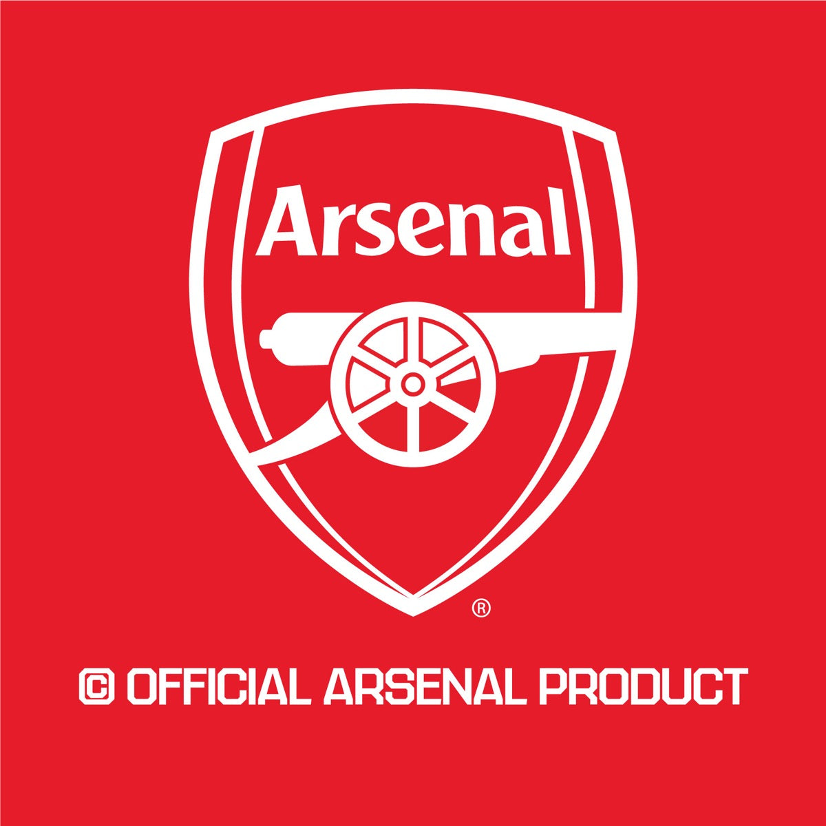 Arsenal FC - Alessio Russo 23/24 Broken Wall Sticker + AFC Decal Set