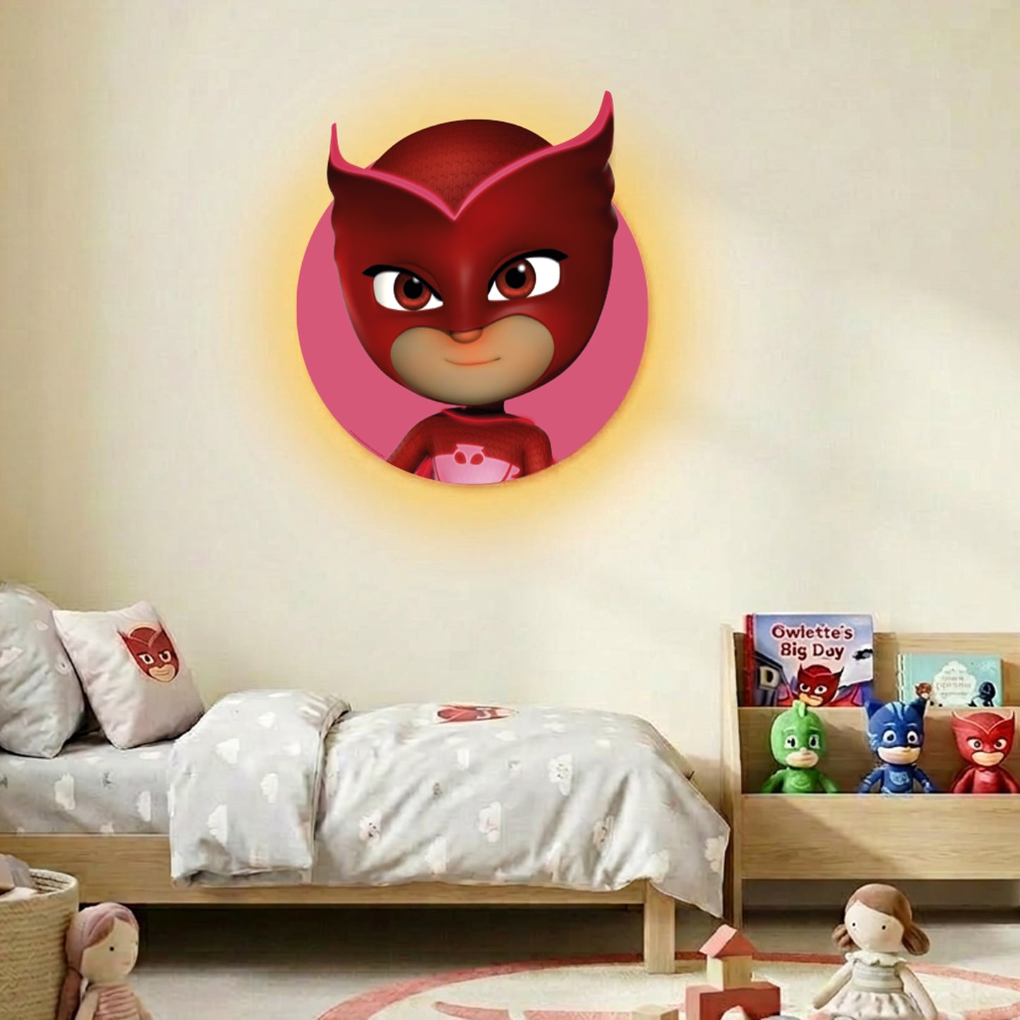 PJ Masks Owlette LED Backlit Wallpop