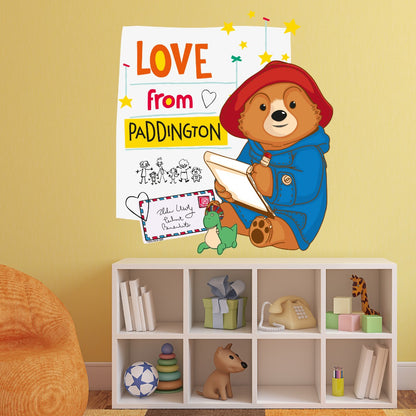 Paddington TV Wall Sticker - Love From Letter