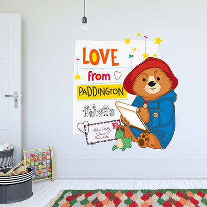 Paddington TV Wall Sticker - Love From Letter