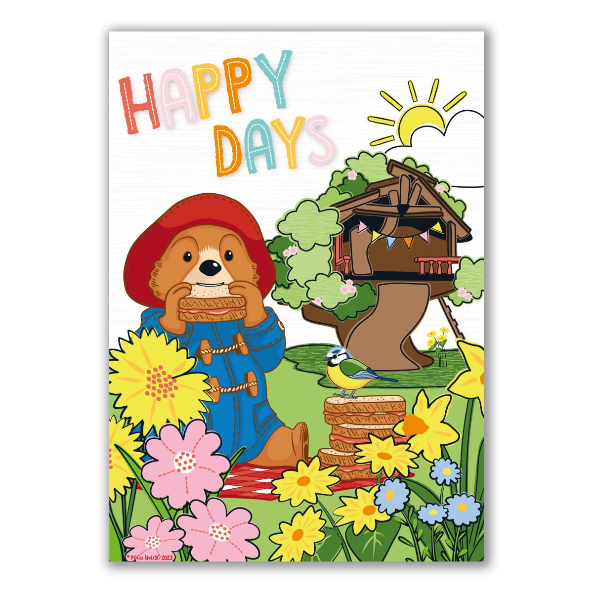 Paddington Bear TV Print- Happy Days Wall Art