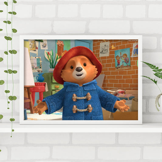 Paddington Bear TV Print - Open Arms Studio Wall Art