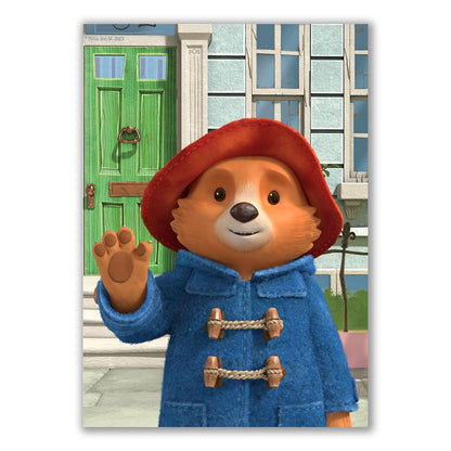 Paddington Bear TV Print - Outside Waving Print Wall Art