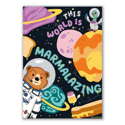 Paddington Bear TV Print - Space This Word is Marmalazing