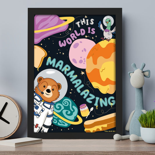Paddington Bear TV Print - Space This Word is Marmalazing